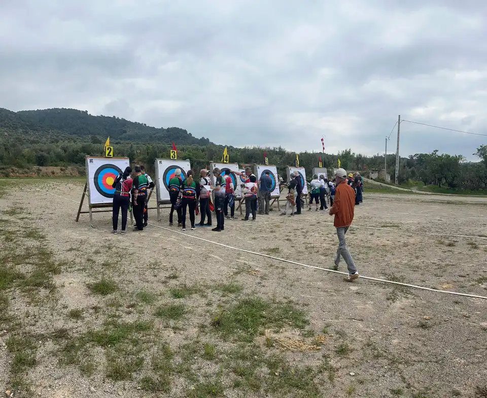 arqueros contando puntos